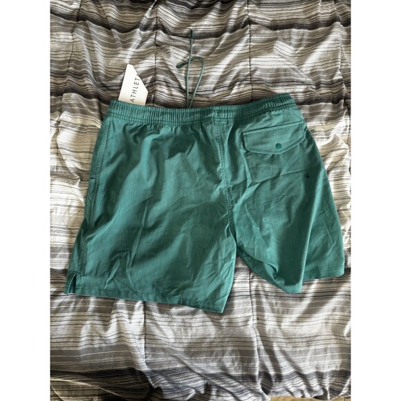 Athleta Marin 5" Board Aqua Green Women's Activewear Shorts Size M - Picture 2 of 6